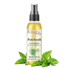 Eclectic Lady Body Spray Women, Patchouli Body Mist with Long Lasting Fragrance, Earthy & Clean Scent Reminiscent of the 1960s & 70s, Light, Subtle Perfume with Wood Notes, 100% Paraben Free