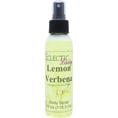 Eclectic Lady Lemon Verbena Body Spray, Body Mist for Women with Clean, Light & Gentle Fragrance, Cologne with Soft, Subtle Aroma For Daily Use