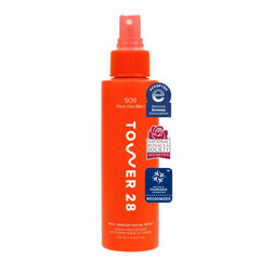 Tower 28 SOS Daily Rescue Facial Spray - Hypochlorous Acid Spray to Help Reduce Redness, Calm Irritation + Alleviate Flare-Ups - Purifying Travel Size Face Toner - Everyday Skin Care Essential