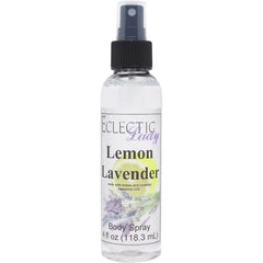 Eclectic Lady Lemon Lavender Body Spray, Body Mist for Women with Clean, Light & Gentle Fragrance, Cologne with Soft, Subtle Aroma For Daily Use