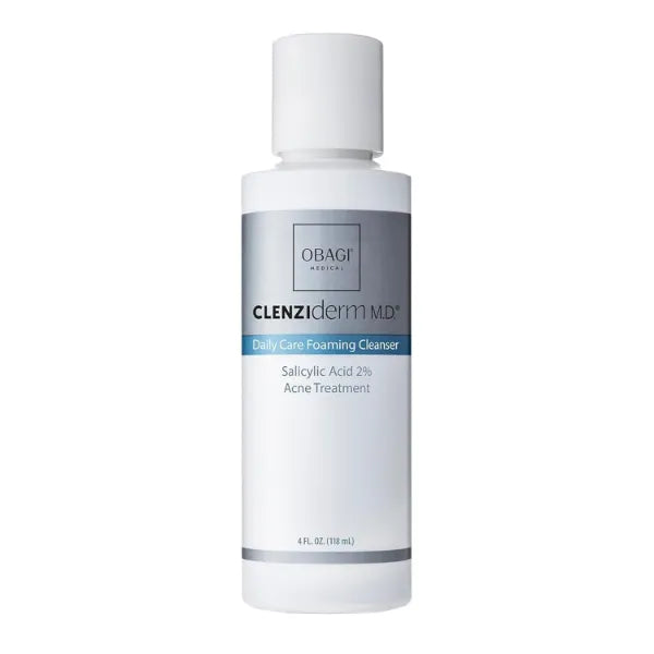 Obagi CLENZIderm M.D. Daily Care Foaming Acne Cleanser – Acne Treatment with 2% Salicylic Acid (BHA)