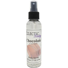 Eclectic Lady Chocolate Body Spray, Body Mist for Women with Clean, Light & Gentle Fragrance, Cologne with Soft, Subtle Aroma For Daily Use