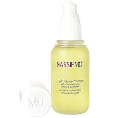 NassifMD Hydro Screen Hydration Serum Surgeon Created Hyaluronic Acid, Ceramides & Retinol Formula for Plumping, Firming & Reducing Fine Lines
