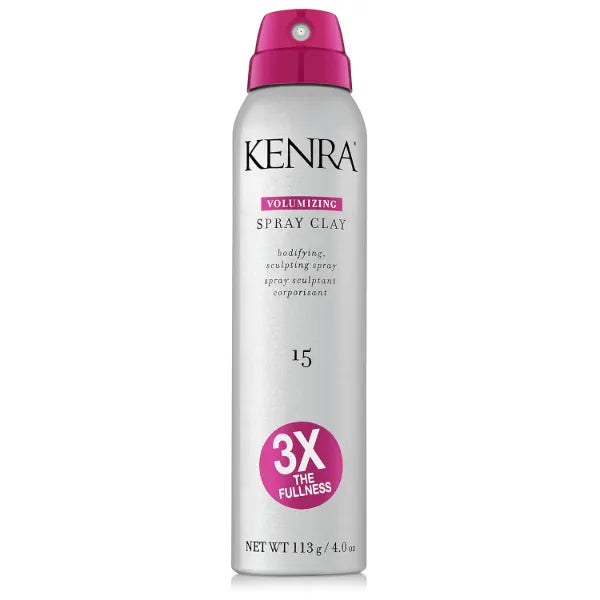Kenra Professional Volumizing Spray Clay 15 | Bodifying, Fullness Spray, 3X The Fullness, Medium Hold, Provides Texture & Volume With A Long-Lasting Finish For All Hair Types