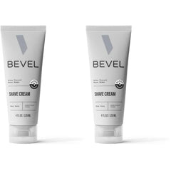 Bevel Shaving Cream for Men, Moisturizing Shave Cream with Aloe Vera and Vitamin E to Soothe Skin and Prevent Razor Bumps - 4 Fl Oz