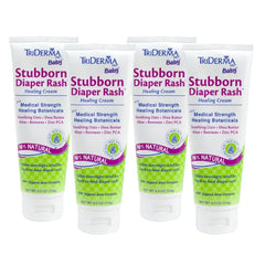 TriDerma MD Baby Stubborn Diaper Rash Relief Cream – Fast Healing Treatment for Hard-to-Heal Diaper Rash | Protects, Prevents & Seals Out Wetness | Non-Greasy Ointment, 4 oz