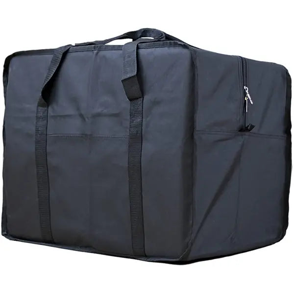 29" Unisex Water-Resistant Square Travel Duffle Bag, Black