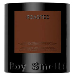 Boy Smells Roasted Candle Coffee, Leather & Cashmere Woods Earthy Gourmand Scent Vegan Soy Wax Blend 50+ Hour Burn 8.5 oz