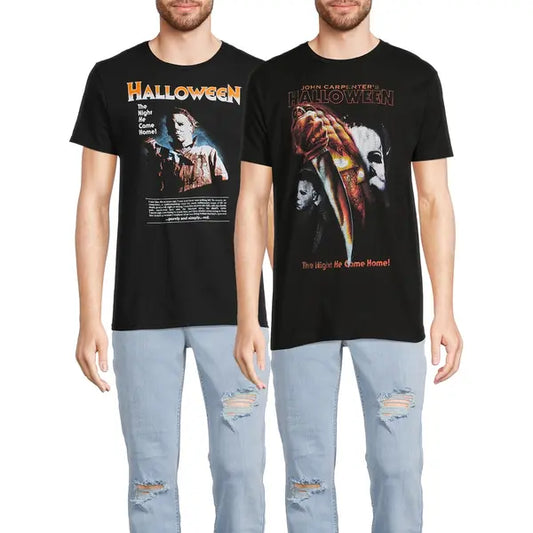 John Carpenter's Halloween Men's and Big Men's Graphic Tee Shirt