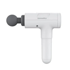 Homedics Rechargeable Therapist Select Percussion Deep Tissue Massage Gun, White