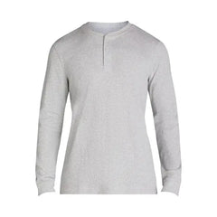 George Men’s & Big Men’s Thermal Henley Shirt with Long Sleeves