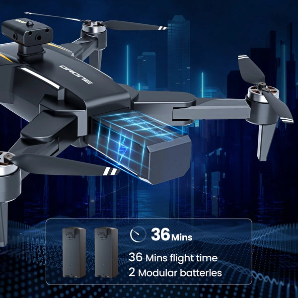 Generic D97 GPS Drone with 8K UHD Camera, Foldable Quadcopter, Brushless Motor, VR Mode & Auto Follow