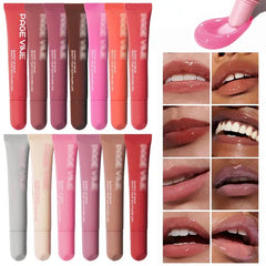 Pretty Fenty Beauty Makeup Awwp 1*Lip Gloss Glossy Peptide Lip Tint 12 Colors Lip Stain Long Lasting Hydrating Tinted Lip Gloss Sheer Color and Finish Lip Glow Oil Revitalizing for Dry 12Ml