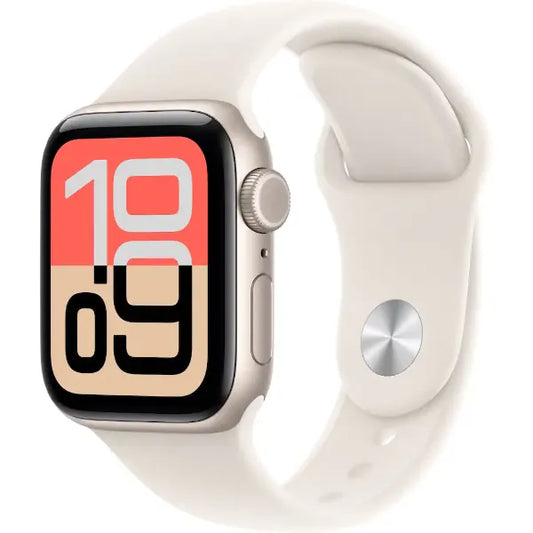 Apple Watch SE 3 (GPS + Cellular) Smart Watch Aluminum Case with Sport Band (2025)