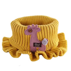 GMMGLT Winter Baby Scarf - Soft Cotton Knitted Neck Warmer for Boys & Girls