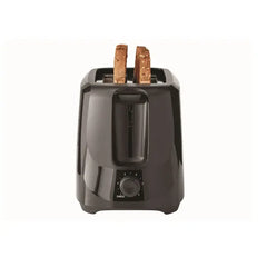 Mainstays 2-Slice Toaster with 6 Shade Settings and Removable Crumb Tray, Black