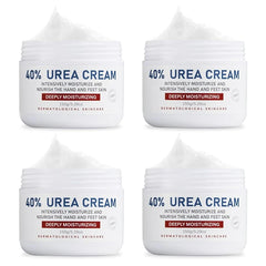 OUKEYA Urea Cream 40% – Maximum Strength Foot & Hand Cream for Dry, Cracked Skin | Deep Moisturizing Urea Lotion for Feet, Heels & Hands (Single, 2-Pack, 4-Pack, 12.35 oz Options)