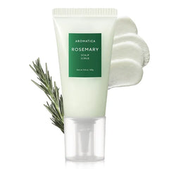 AROMATICA Rosemary Scalp Scrub 5.82oz / 165g, Scalp Treatment, Scalp Exfoliator with Salt Scrub for Oily Scalp, Dandruff, Build Up Remover