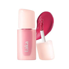 Laka Popping Balloon Lip Stain Mini, Glossy Plumping Tint, Moisturizing, Non Sticky Texture for All Day Hydration, K Beauty