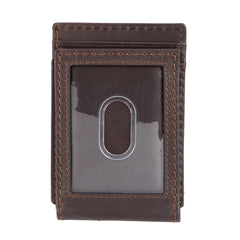 Genuine Dickies Men's RFID Leather Magnetic Front Pocket Wallet