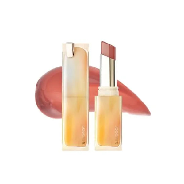 Joocyee Glazed Lip Tint, Lightweight Moisturizing Lip Oil Film Glossy Lipstick, Essence-Infused Hydrating Lip Balm with Squalane & Jojoba Oil Long Lasting Mirror Finish