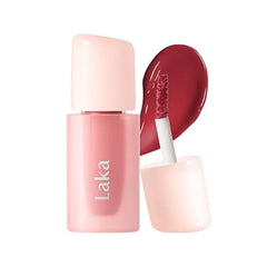 Laka Popping Balloon Lip Stain Mini, Glossy Plumping Tint, Moisturizing, Non Sticky Texture for All Day Hydration, K Beauty