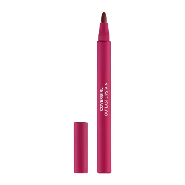 COVERGIRL Outlast, Lipstain, Smooth Application, Precise Pen-Like Tip, Transfer-Proof, Satin Stained Finish, Vegan Formula