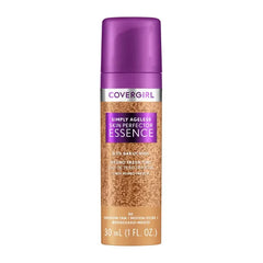 Covergirl Simply Ageless Skin Perfector Essence Foundation, Tinted Skincare Makeup Hybrid, Sheer Tint, Radiant Finish, Glowy Finish, Vegan Formula