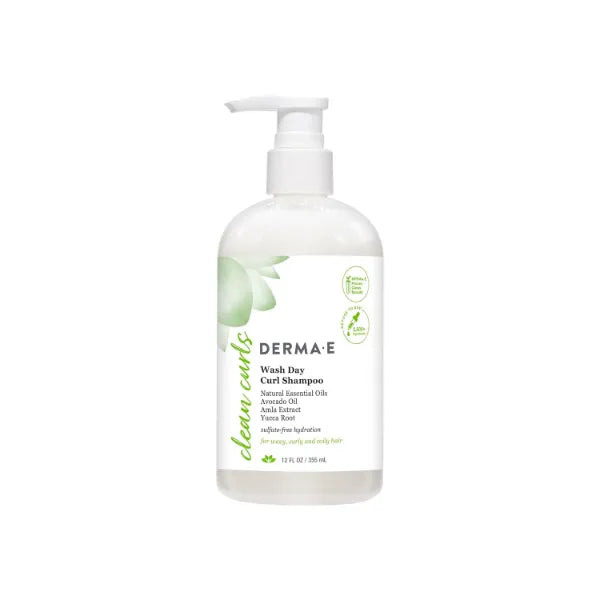 Derma E Ramos Wash Day Curl Shampoo, 12 oz