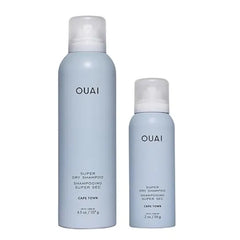 OUAI Super Dry Shampoo Set 4.5 oz + Travel‑Size 2 oz Volumizing Dry Shampoo with Cape Town Scent, No‑Residue Formula Skip the Shower in Style