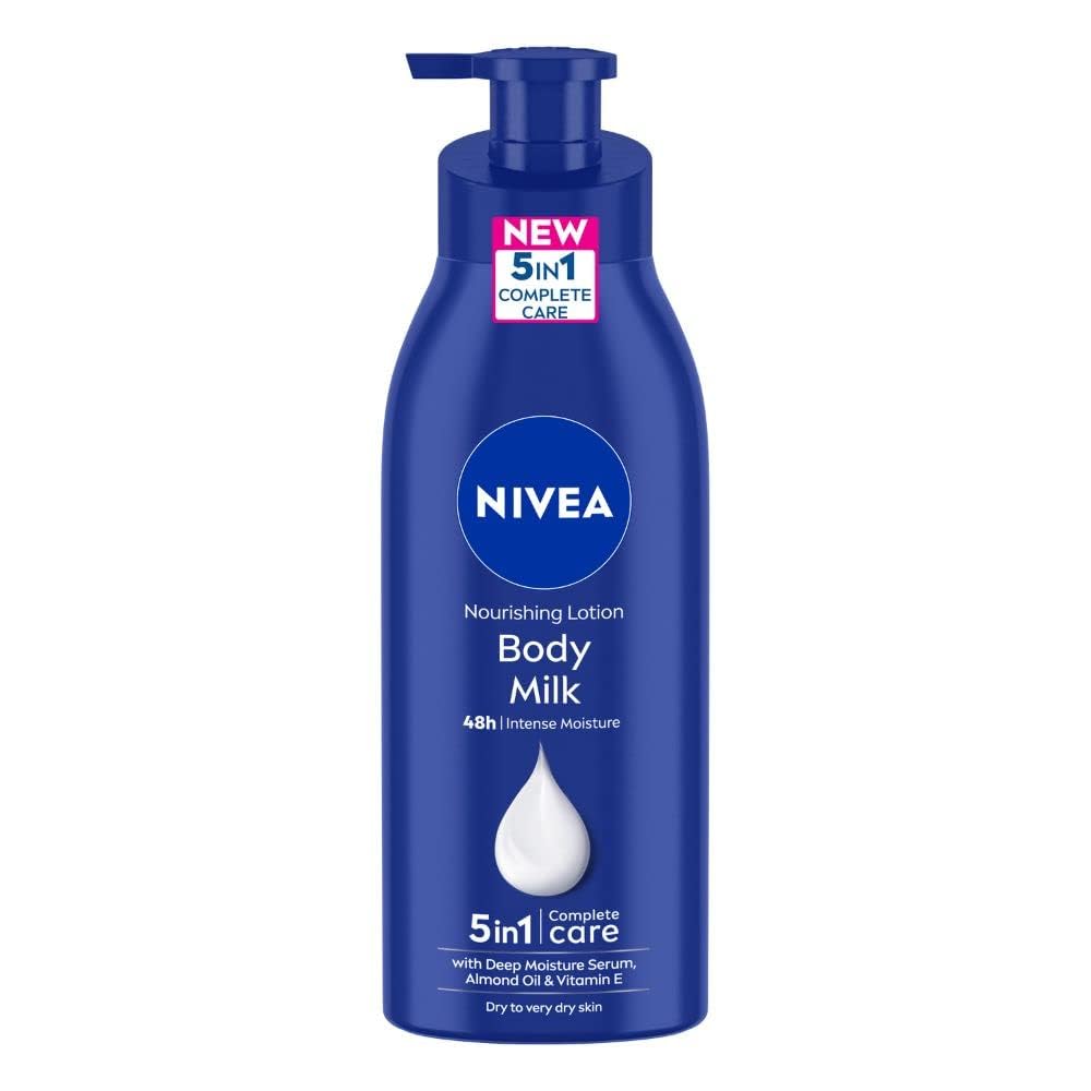 Nivea Body Lotion For Very Dry Skin, Nourishing Body Milk With 2X Almond Oil - 400ml