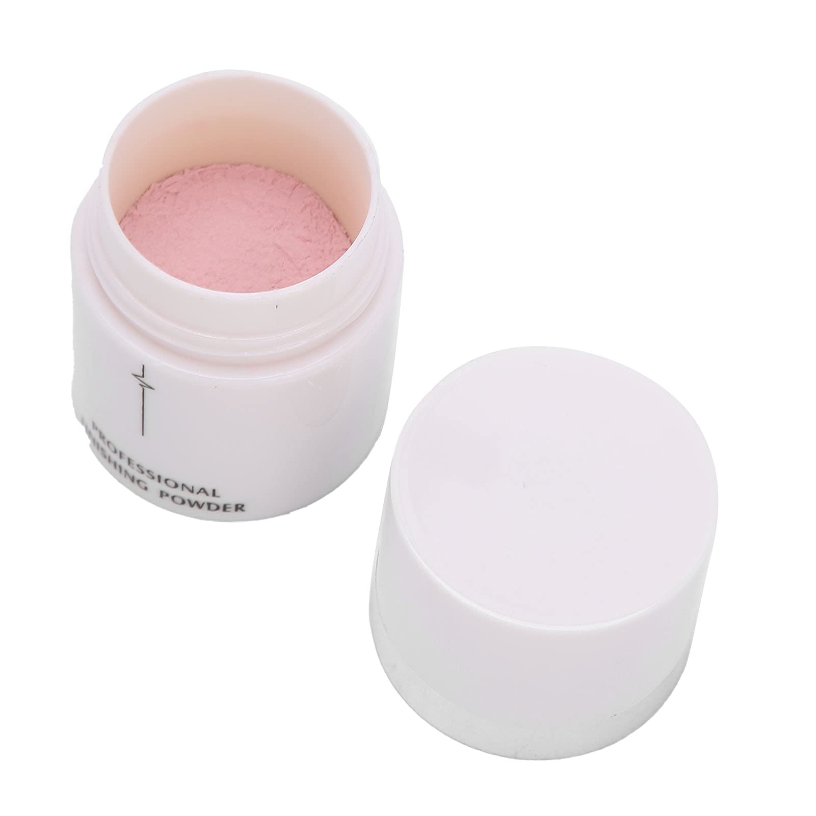 Loose Face Powder, Makeup Powder Concealer, Oil Control, Brighten Skin Colour, Invisible Pore, Loose Finishing Powder with Puff 10g (Light Pink)