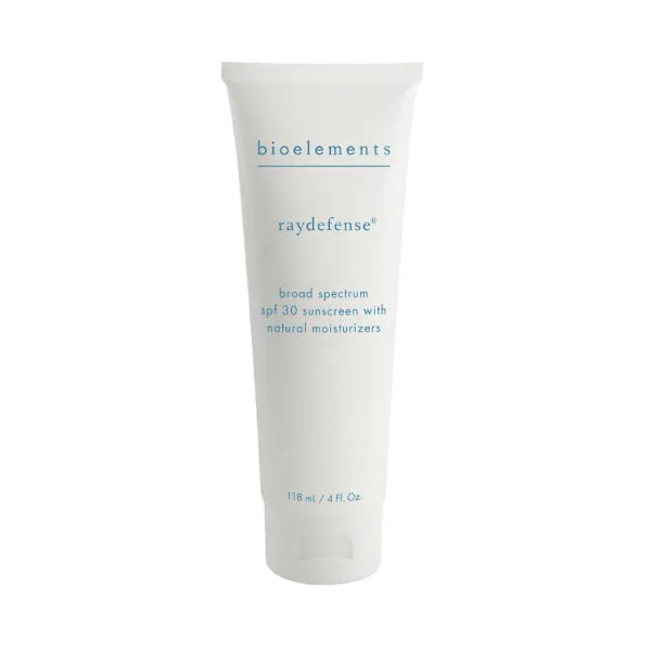 Bioelements RayDefense Hydrating Broad-Spectrum SPF 30 Sunscreen & Moisturizer for All Skin Types, Vegan, Gluten Free, Never, Tested on Animals - 4 fl oz