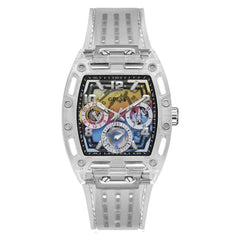 GUESS US Men's Rainbow Ombre Multifunction Watch