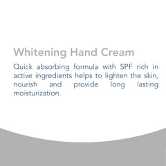 Novaclear Whitening Hand Cream with Glutathione, Alpha Arbutin, Shea Butter, Sweet Almond Oil, and SPF. for hand hyperpigmentation and dark spots, maximum sun protection and moisturizing.