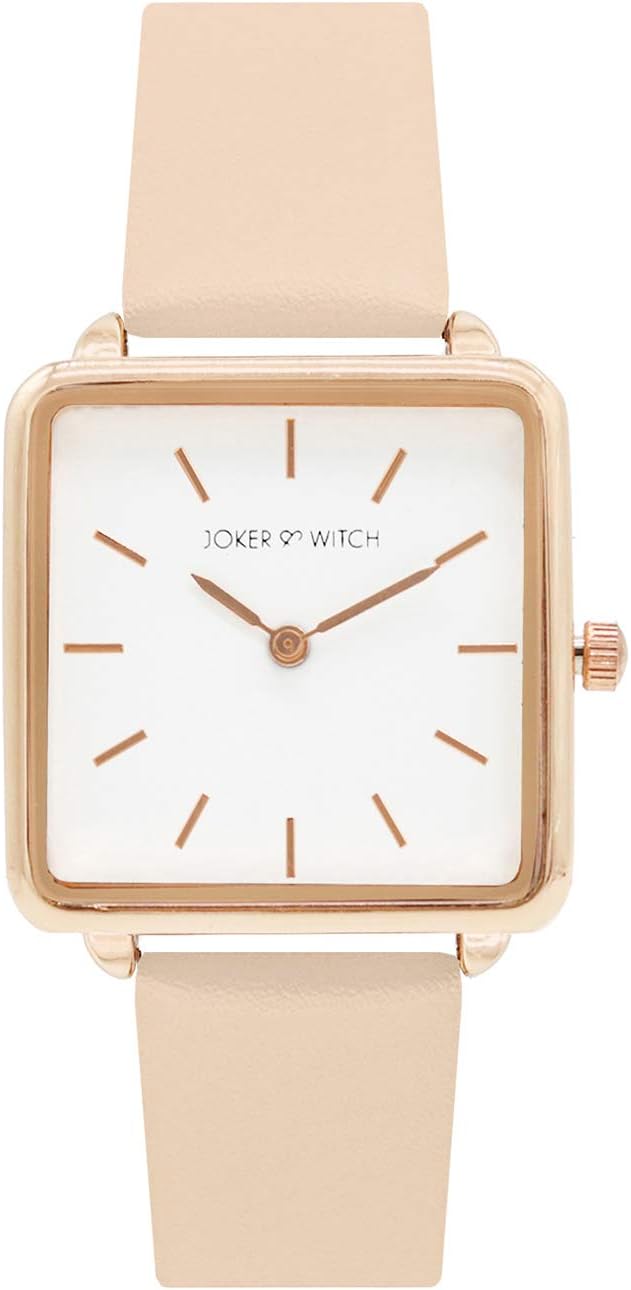Joker & Witch Emily Square Watch for Women - Pink