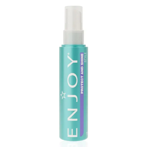 Enjoy Protect and Shine - Lightweight Finish Thermal Protection, Fight Frizz Block Humidity Add Shine Softness and Smoothness - 3.4 Oz