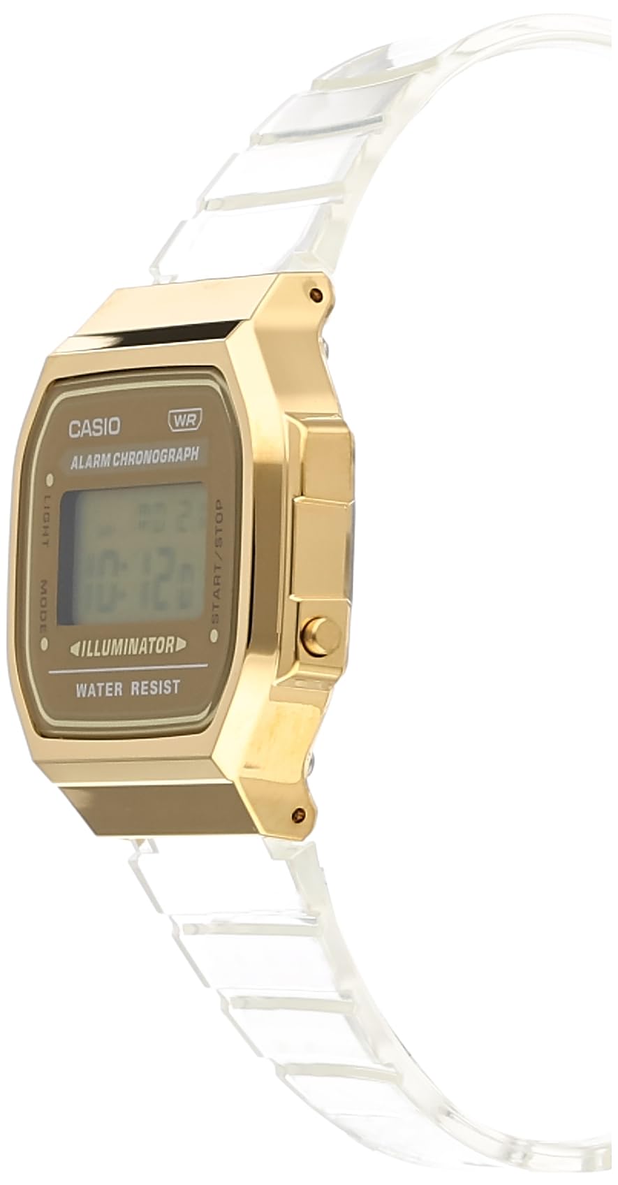 Casio Unisex-Adult Quartz Watch Clear/Gold