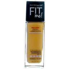 Maybelline New York Fit Me! Foundation, Buff Beige [130] 1 oz (Pack of 2)