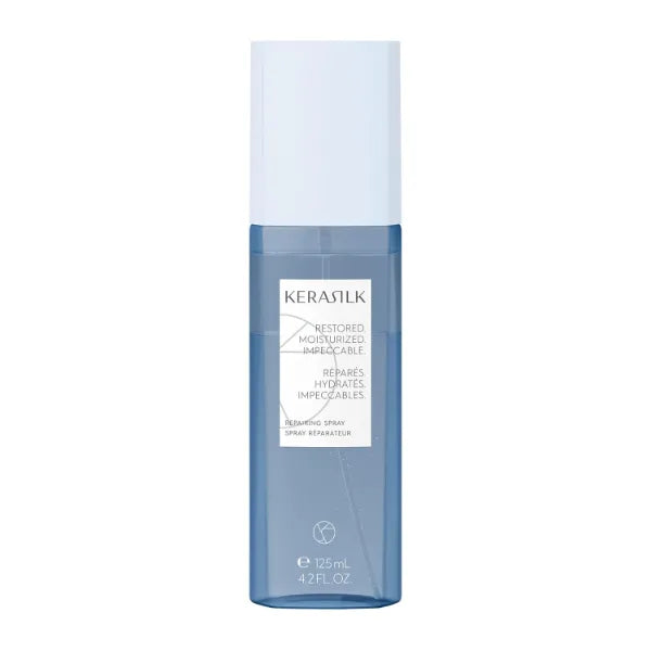 Kerasilk Repairing Spray Protects Against Breakage & Brittleness | Nourishes, Hydrates & Detangles Strands With Heat Protection For Dry, Stressed & Damaged Hair - 125ml