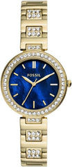 Fossil Karli Three-Hand Gold-Tone Stainless Steel Watch - BQ3924