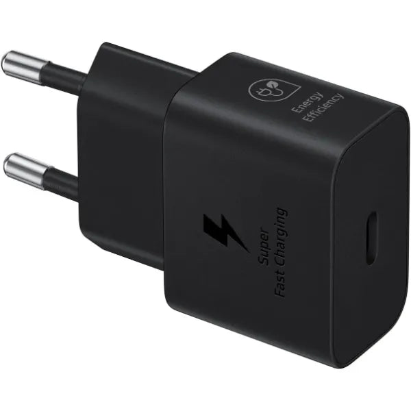 Samsung 25W Power Adapter With (USB-C) Cable (EP-T2510XBEGWW) - Black