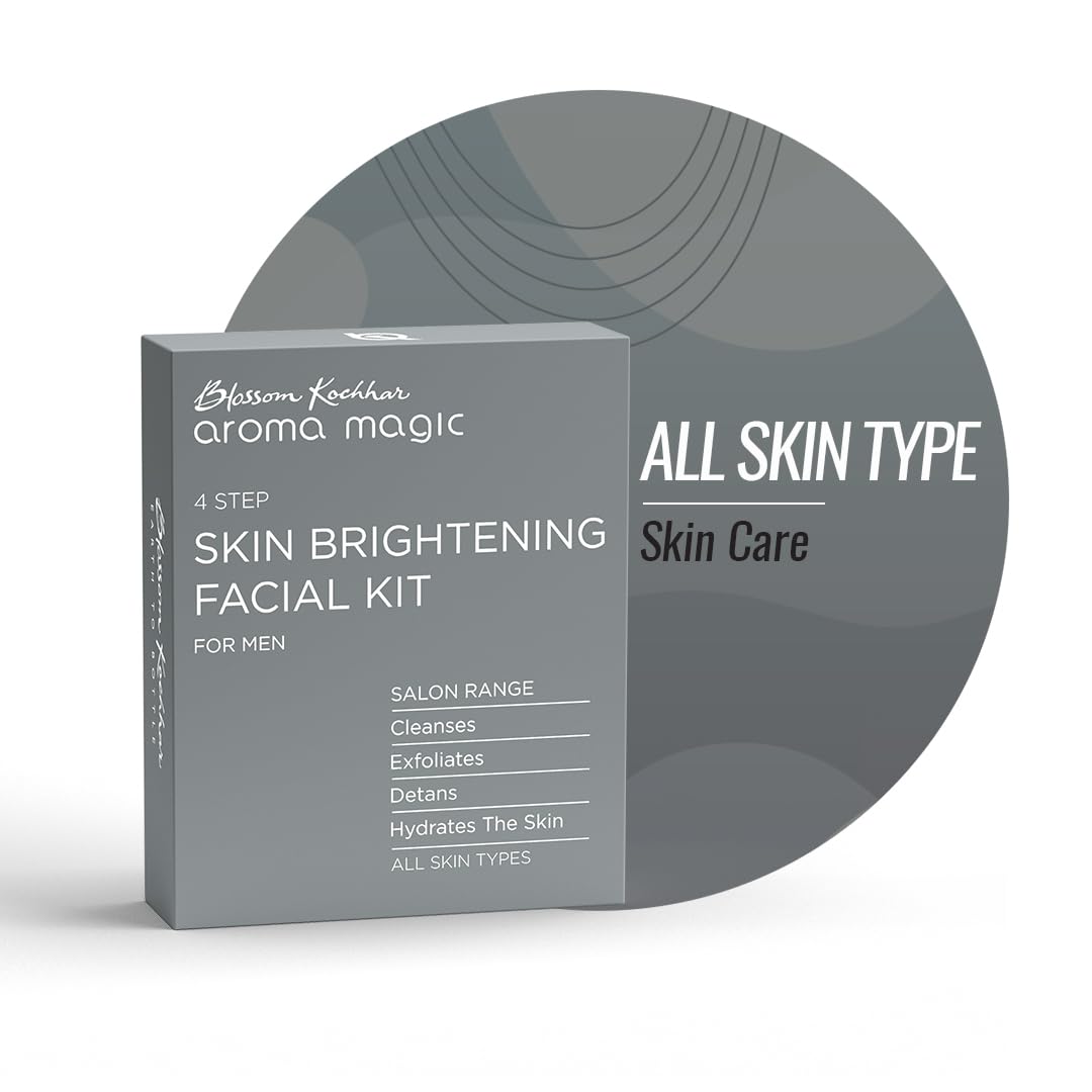 Aroma Magic Skin Brightening Facial Kit For Men 4 step ( salon Range)