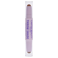 Carter Beauty, Ireland Duo Contour & Conceal Stick. Face Sculpting & Illuminating. Long Lasting, Full Coverage & Blendable. -Throw Shade, Dark
