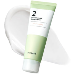 numbuzin No.2 Cica Ceramide Repair Cream | Facial Moisturizer, Strengthen Skin Barrier, Centella Asiatica, Real Ceramide, Butter Texture | Korean Skin Care for Face, 2.02 fl oz