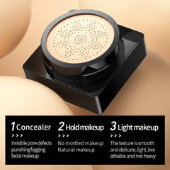 L'ANGOLO Vitamin C Beauty Cream 20g, Invisible Pore Concealer, Natural Makeup, Moisturizing and Light Texture, Long-Lasting, Mushroom Handle Design, Radiant Skin