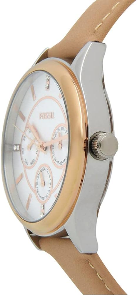 Fossil Women's Modern Sophisticated Watch And Bracelets Gift Set - BQ3417SET, Silver, BQ3417SET-AMZUK