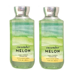 Bath & Body Works Cucumber Melon Shower Gel Gift Sets For Women 10 Oz 2 Pack (Cucumber Melon)