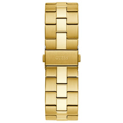 GUESS Men's 42mm Watch - Black Strap Black Dial Black Case