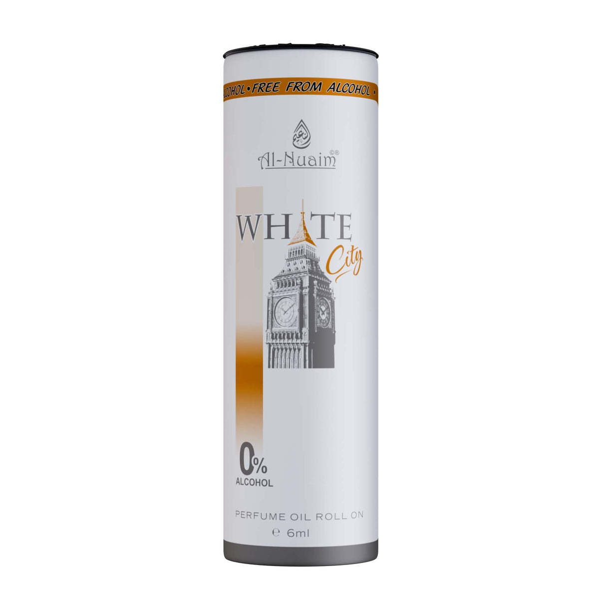 Al-Nuaim Barrel Series White City Attar Roll On for Men & Women - 6ml | Alcohol Free Fragrance